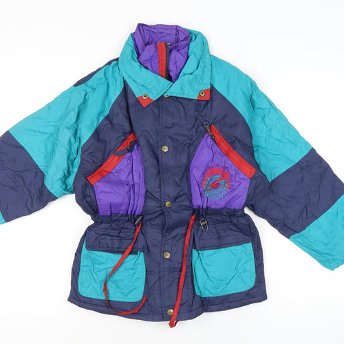 Rodeo Girls Multicoloured 11-12 Years Ski Jacket Winter Coat Vintage