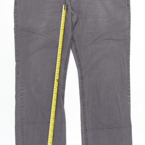 Celio Women’s Grey Chino Trousers Size 14 Straight Leg Casual
