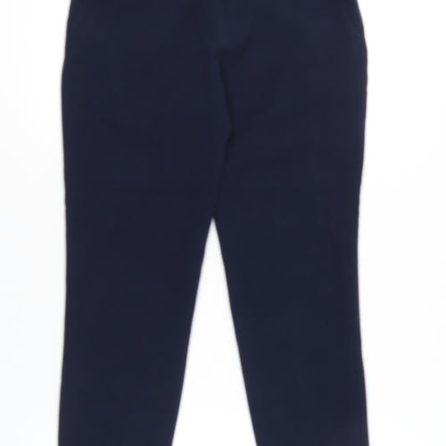 PRICH Womens Blue Slim Straight Leg Business Trousers Size 12