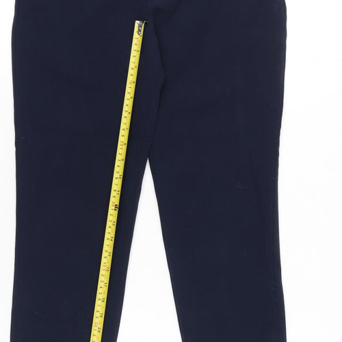PRICH Womens Blue Slim Straight Leg Business Trousers Size 12
