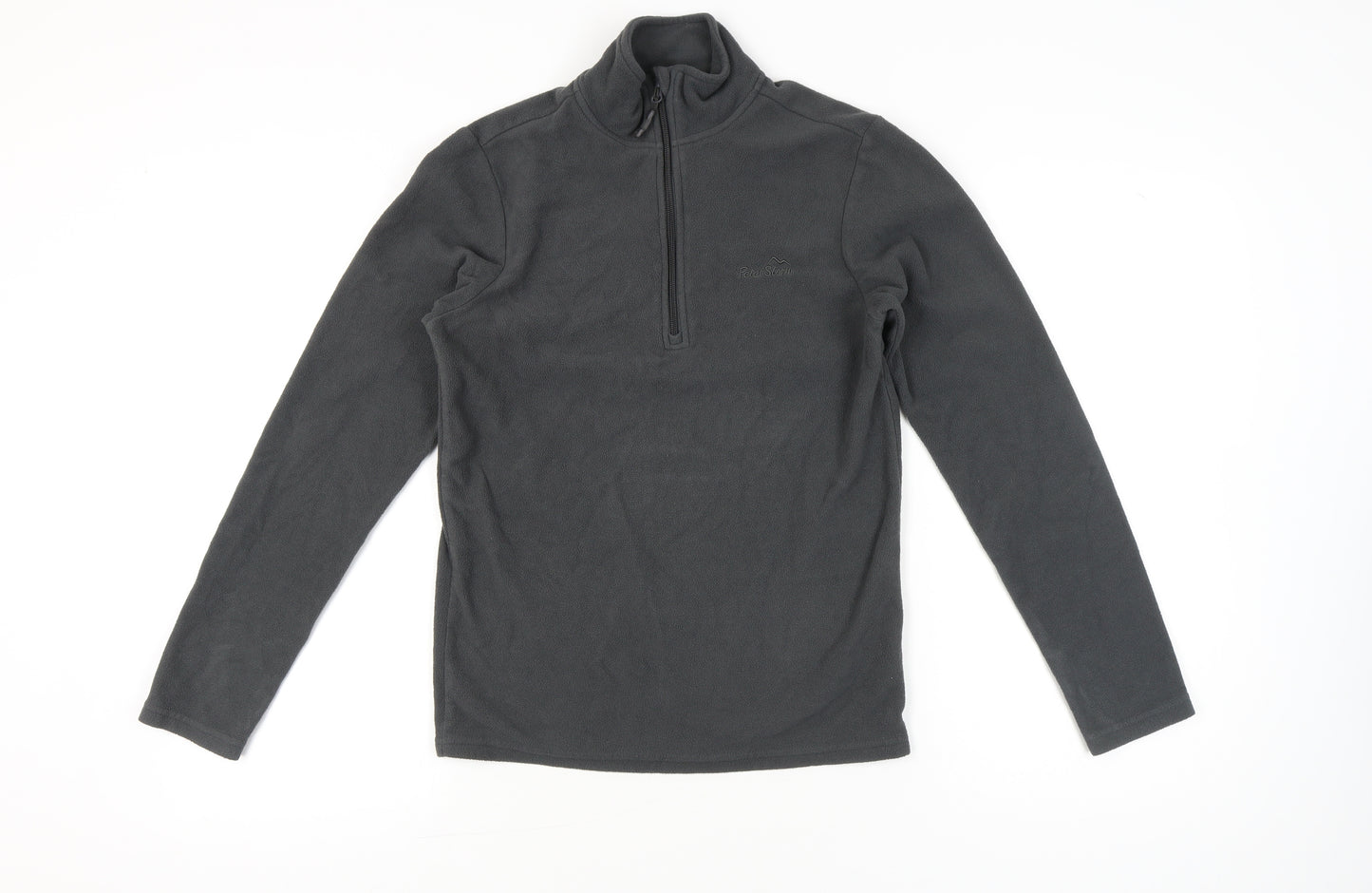 Peter Storm Mens Grey XS Fleece Pullover Sweatshirt 1/2 Zip Outdoor