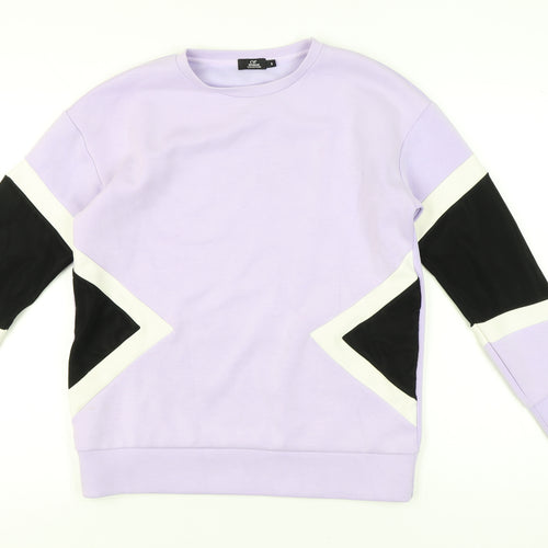 OR Woman Collection Lilac Colourblock Sweatshirt Women S Casual