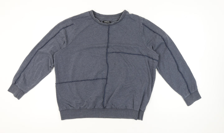 Simply Be Women’s Blue Size 18 Pullover Sweatshirt Cotton Blend