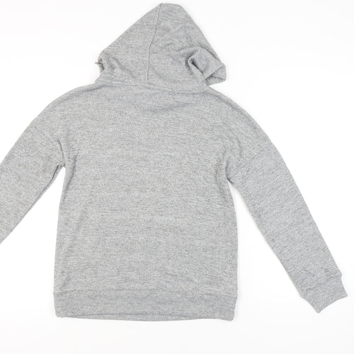 Next Women’s Grey Pullover Hoodie Size 6 XS Regular Fit