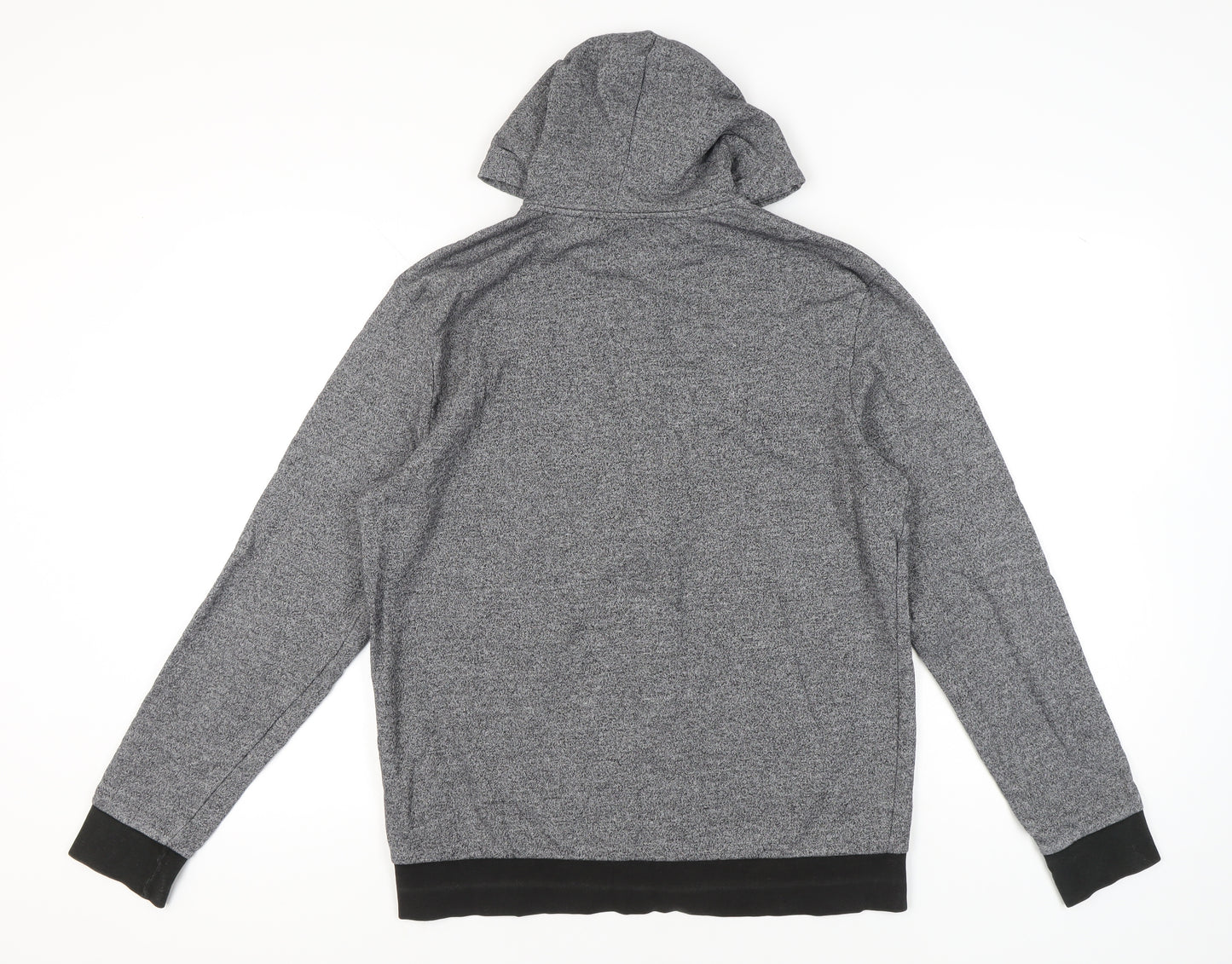 H&M Men’s Grey Full Zip Hoodie Jacket Size M Regular Fit