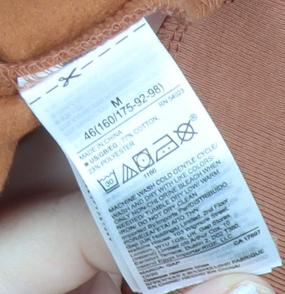 GAP Women’s Orange Logo Pullover Sweatshirt M Relaxed Fit