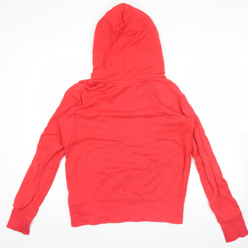 Nike Women’s Red XL Hoodie Track & Field Lightning Print 1/2 Zip