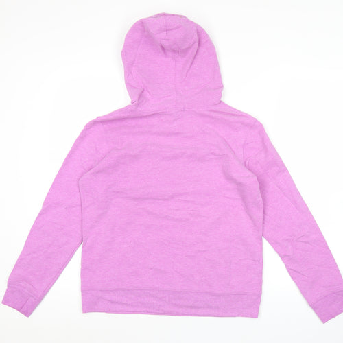 GAP Women’s Pink Pullover Hoodie S Logo Cotton Blend Fleece Sweatshirt