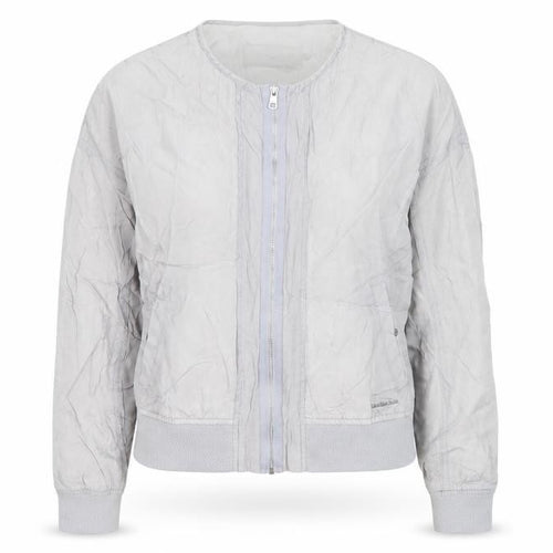 Calvin Klein Jeans Women’s Grey XS Bomber Jacket Cotton Zip