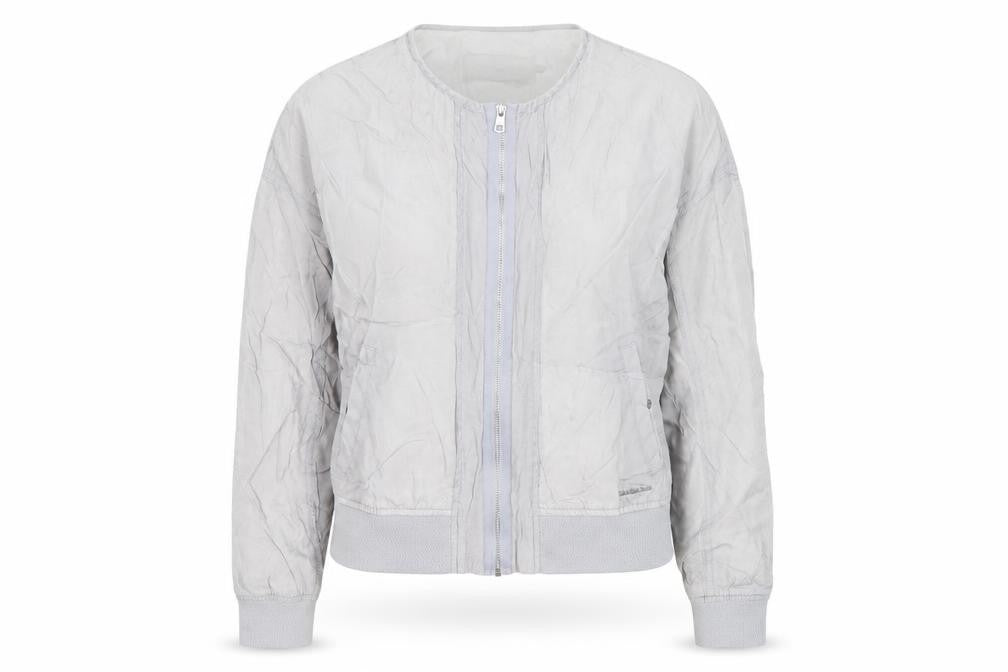 Calvin Klein Jeans Women’s Grey XS Bomber Jacket Cotton Zip