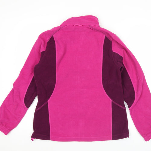 Toread Women’s Pink Fleece Jacket Size 14 Full Zip Outdoor Coat