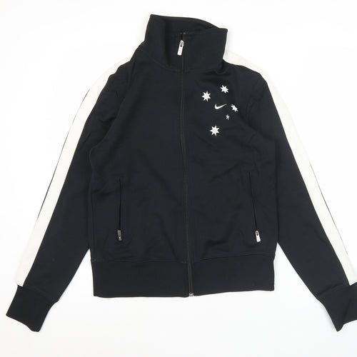 Nike Men's Black XL Track Jacket Full Zip Tennis Sportswear