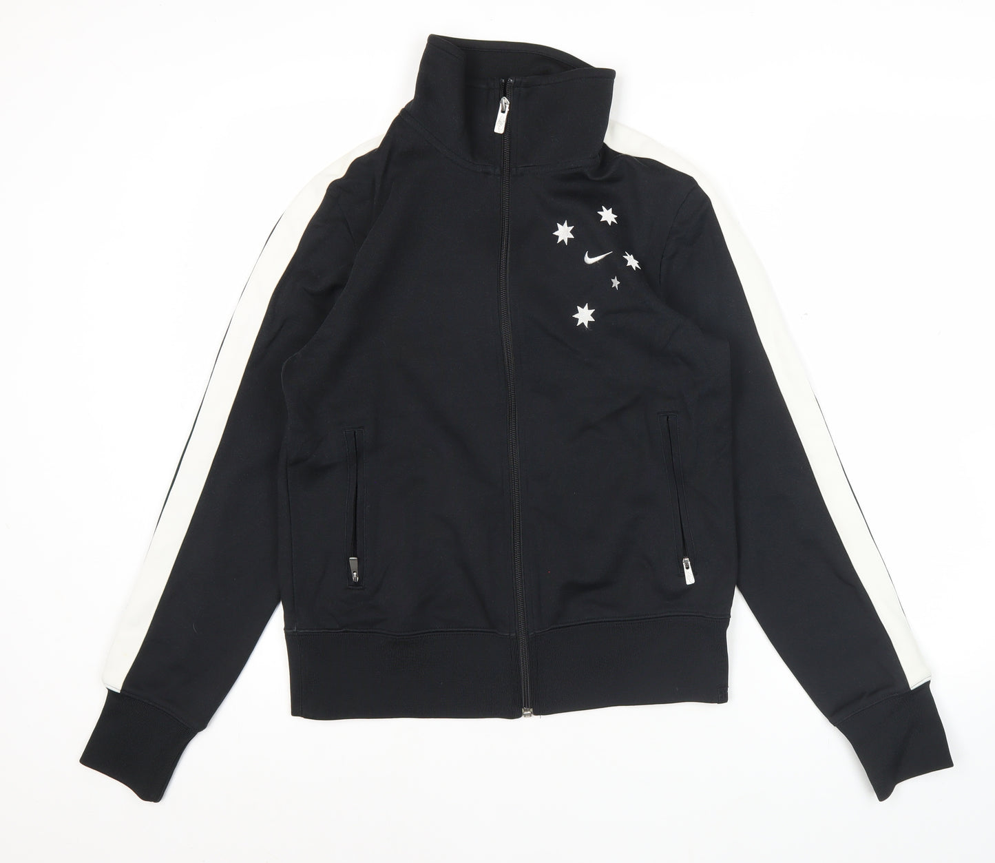 Nike Men's Black XL Track Jacket Full Zip Tennis Sportswear