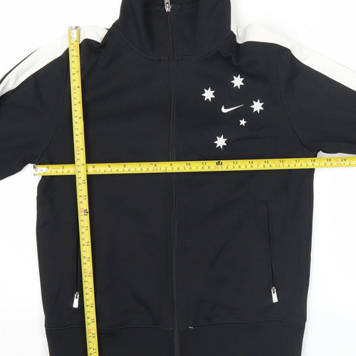 Nike Men's Black XL Track Jacket Full Zip Tennis Sportswear