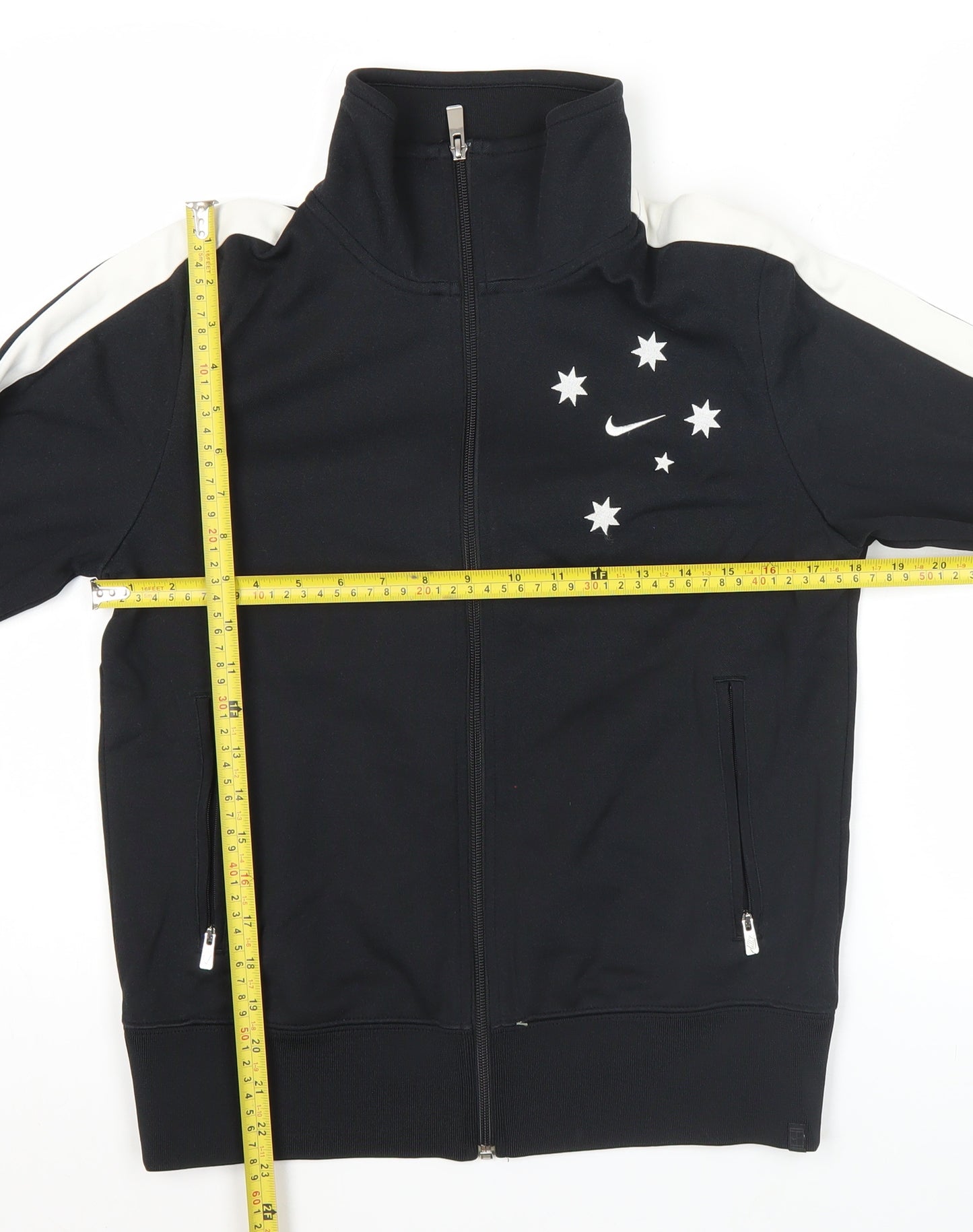Nike Men's Black XL Track Jacket Full Zip Tennis Sportswear