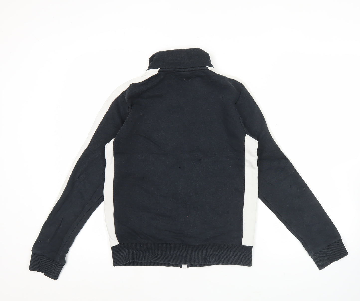 Puma Boys Black Track Jacket Size 13-14 Years Full Zip Sportswear