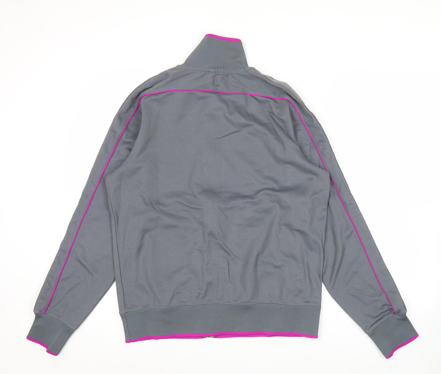 Nike Men’s Grey Track Jacket L Full Zip Lightweight Sportswear