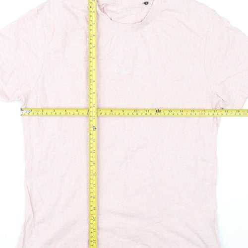McKenzie Womens Pink T-Shirt UK 12 Crew Neck Short Sleeve