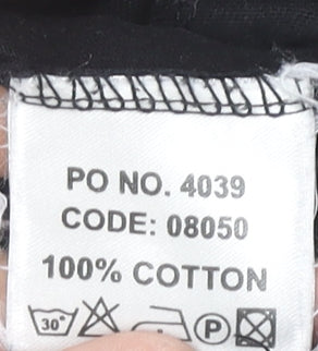 Kooga Men’s Black Colourblock Sports T-Shirt Size L Cotton