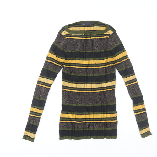 Marks and Spencer Womens Multicoloured Striped Jumper Size 12