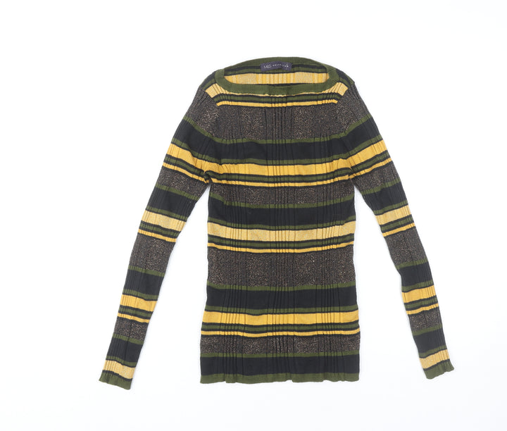 Marks and Spencer Womens Multicoloured Striped Jumper Size 12