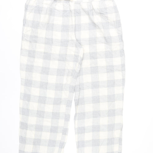 Marks and Spencer Women’s Grey Check Pyjama Pants Size 14