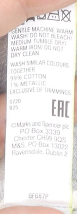 Marks and Spencer Women’s Grey Check Pyjama Pants Size 14