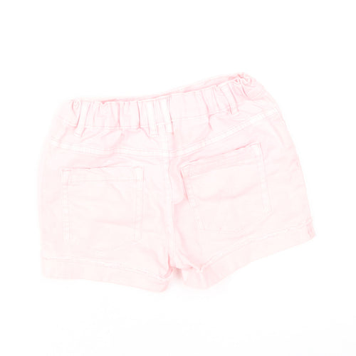 Denim Co. Girls Pink Hot Pants Shorts 6-7 Years Cotton Summer Casual