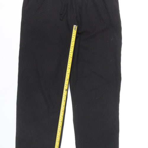 Pull&Bear Women’s Black Sweatpants S Regular Fit Elastic Waist