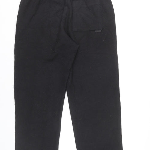 Pull&Bear Women’s Black Sweatpants S Regular Fit Elastic Waist