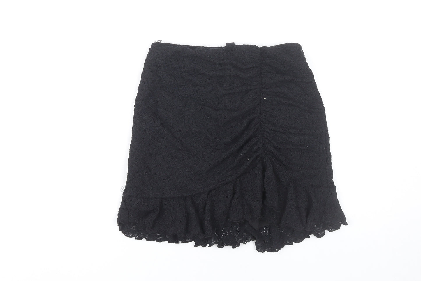 New Look Girls Black Lace Tulip Skirt 14-15Y Party Casual Short Ruffle
