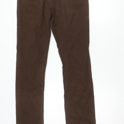 Timberland Men’s Brown Chino Trousers Size 30 Regular Cotton Casual
