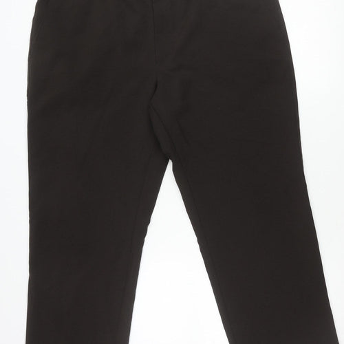 Marks and Spencer Men's Brown 42in Waist 29in Leg Dress Pants
