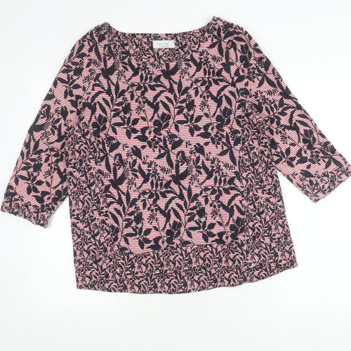 Marks and Spencer Womens Multicoloured Floral Tunic Blouse UK 14
