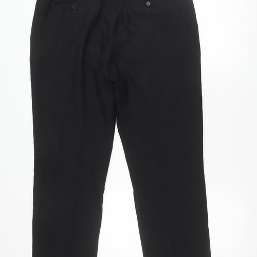 Fellini Traveller Men's Black 36R Formal Dress Pants Trousers