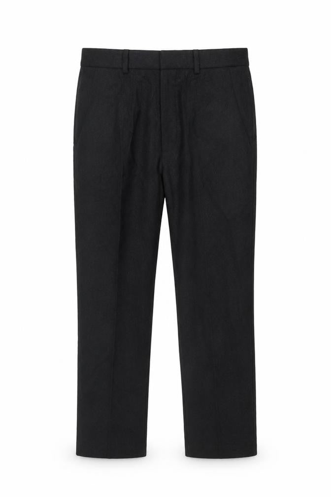Lapidus Mens Black Wool Blend Dress Pants Size 34 Straight Leg