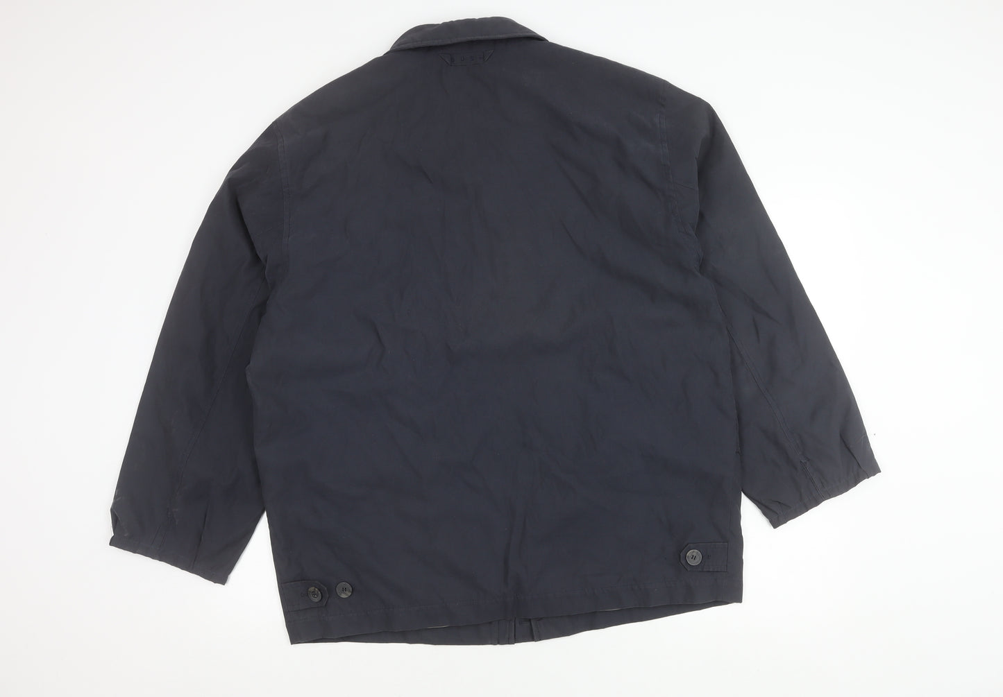 BUSH Unisex Adults Blue Size 44 Mid-Length Polyester Jacket