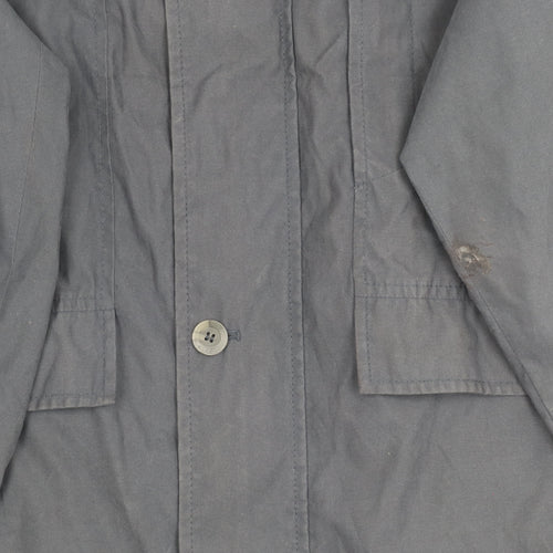 BUSH Unisex Adults Blue Size 44 Mid-Length Polyester Jacket