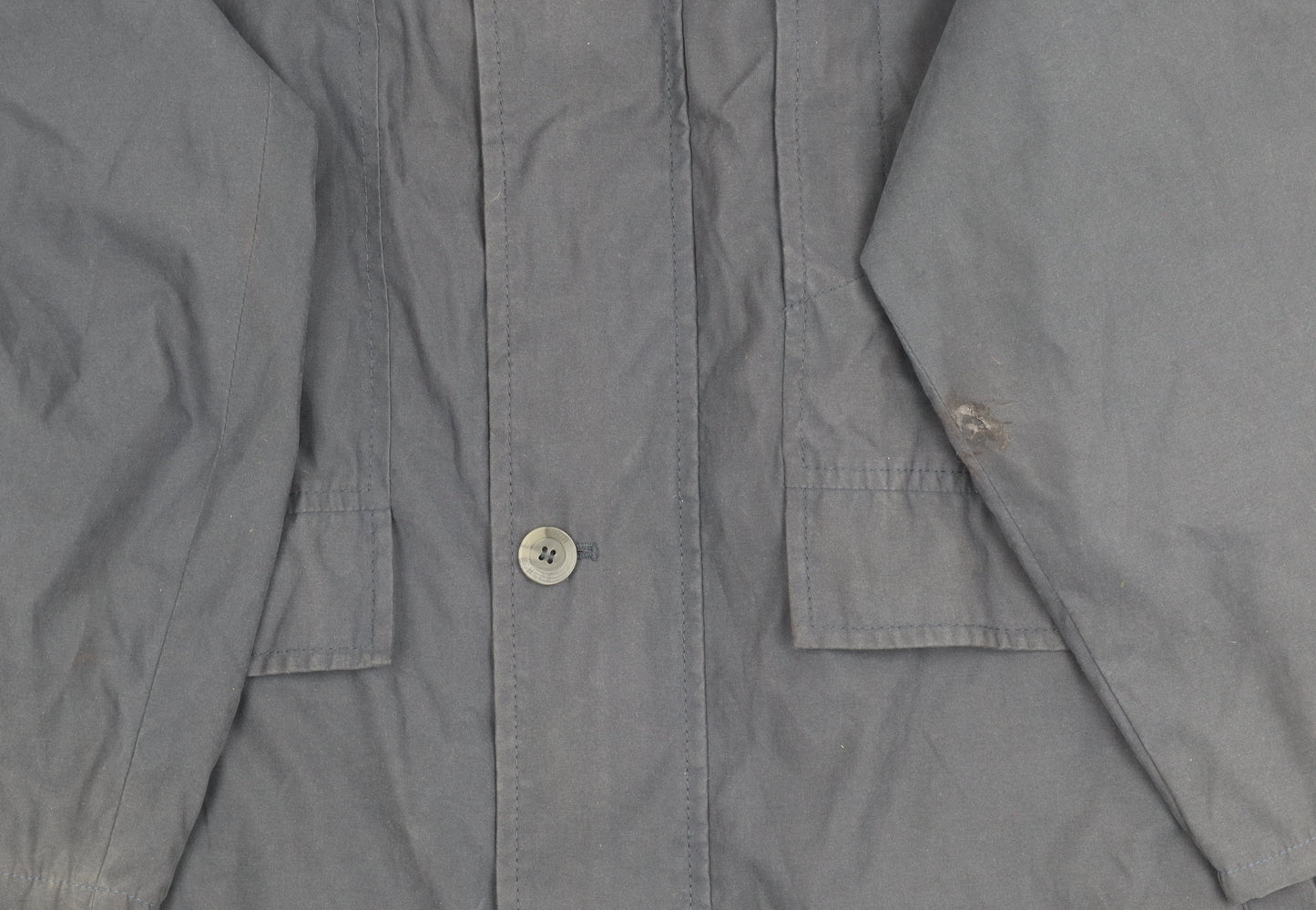 BUSH Unisex Adults Blue Size 44 Mid-Length Polyester Jacket