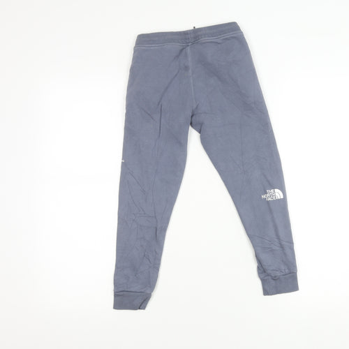 The North Face Boys Blue XS Jogger Sweatpants Tapered Fleece