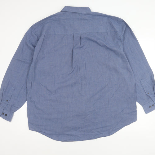Van Heusen Men’s Blue XL Classic Fit Long Sleeve Button-Up Shirt
