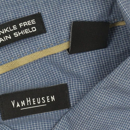 Van Heusen Men’s Blue XL Classic Fit Long Sleeve Button-Up Shirt