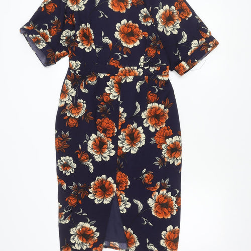 ASOS Women’s Multicoloured Floral Fit & Flare Dress Size 10