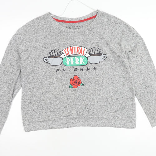 Love Lounge Women’s Grey Friends Central Perk Pyjama Top S