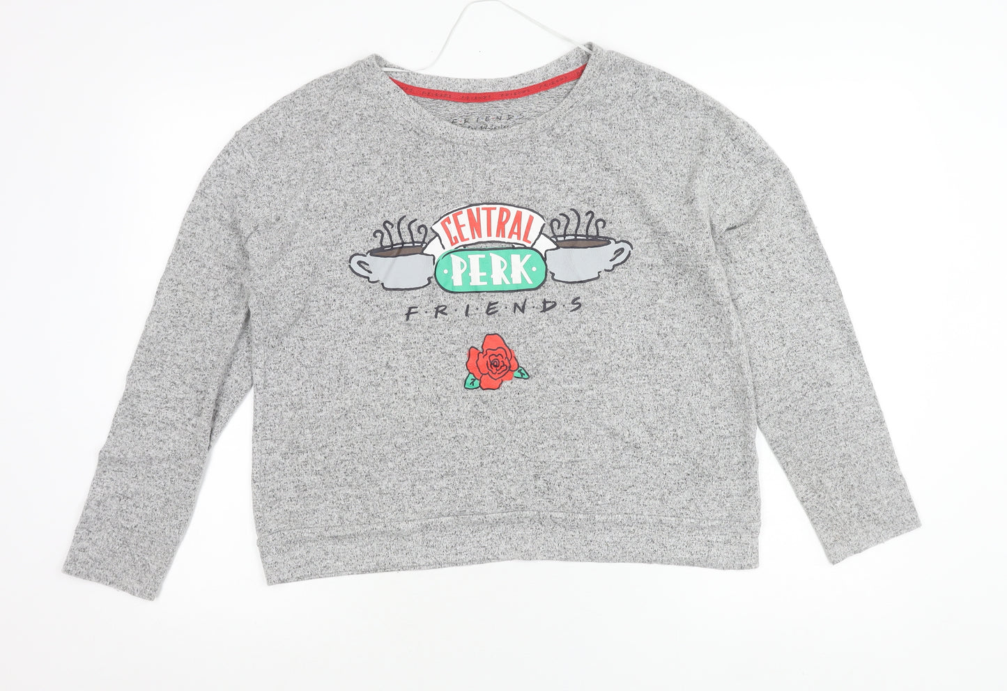 Love Lounge Women’s Grey Friends Central Perk Pyjama Top S