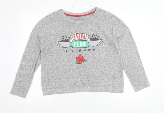 Love Lounge Women’s Grey Friends Central Perk Pyjama Top S