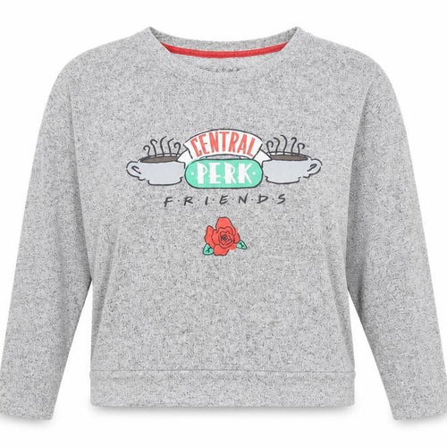 Love Lounge Women’s Grey Friends Central Perk Pyjama Top S