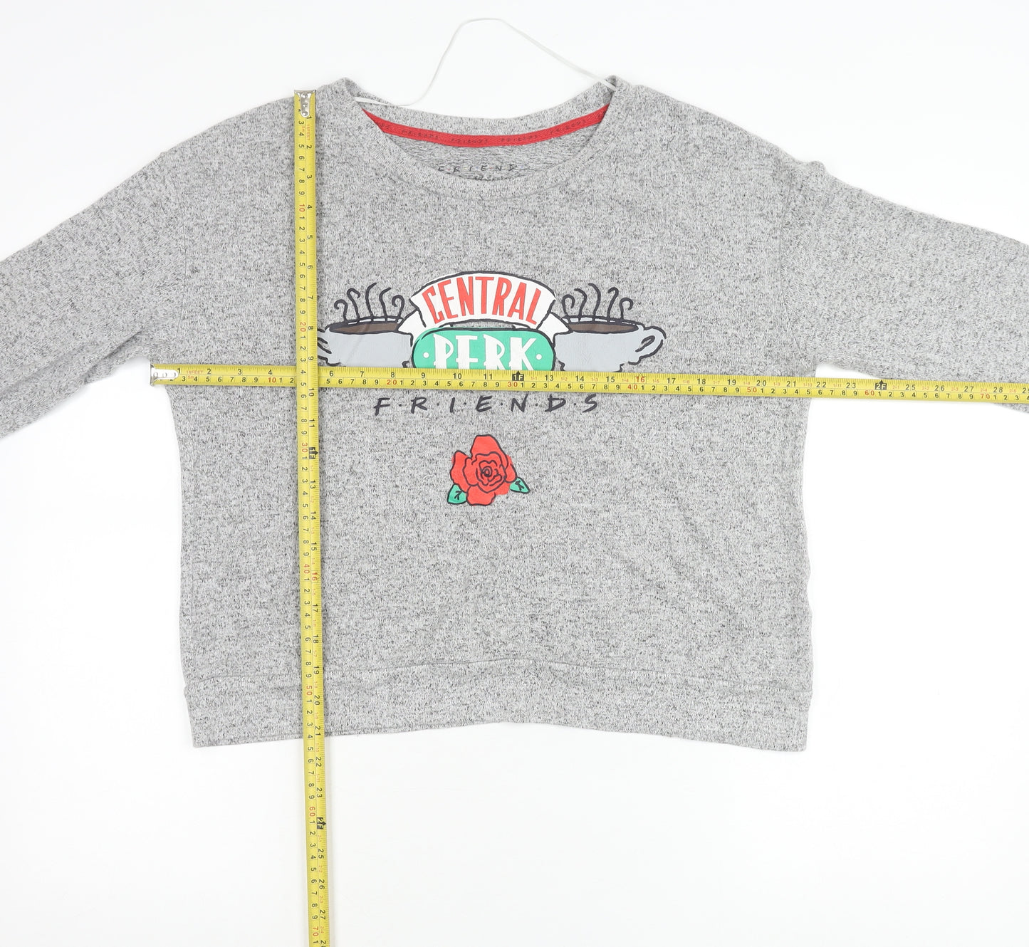 Love Lounge Women’s Grey Friends Central Perk Pyjama Top S