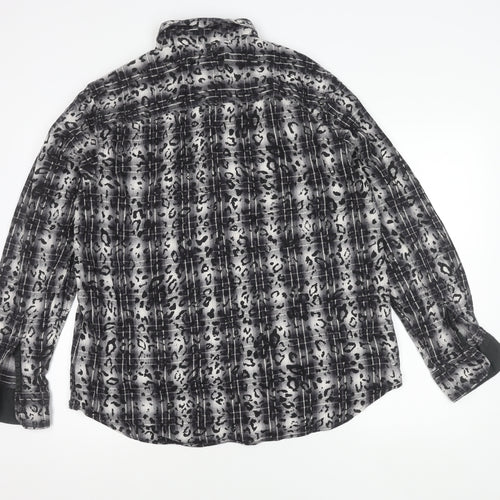River Island Men’s Black XL Limited Edition Animal Print Shirt