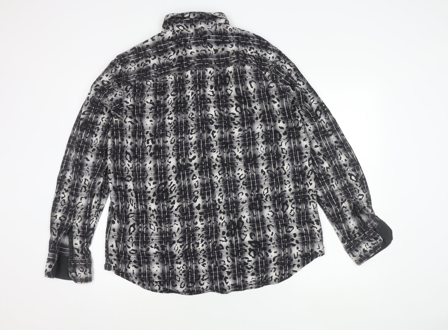 River Island Men’s Black XL Limited Edition Animal Print Shirt